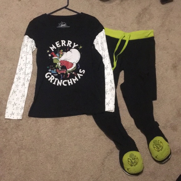 The Grinch Dr Seus Pants - The grinch who stole Christmas outfit